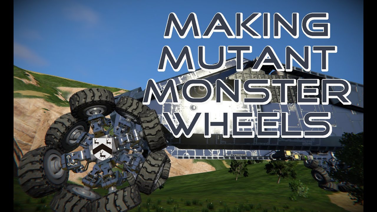 Build Giant Vanilla Truck Wheels In Space Engineers?? - YouTube
