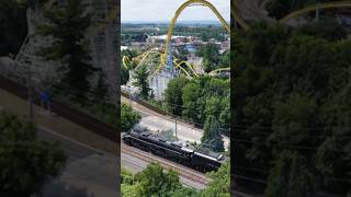 Big Boy 4014 Steams Past HersheyPark