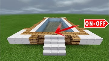 How to make automatic pool in minecraft pe