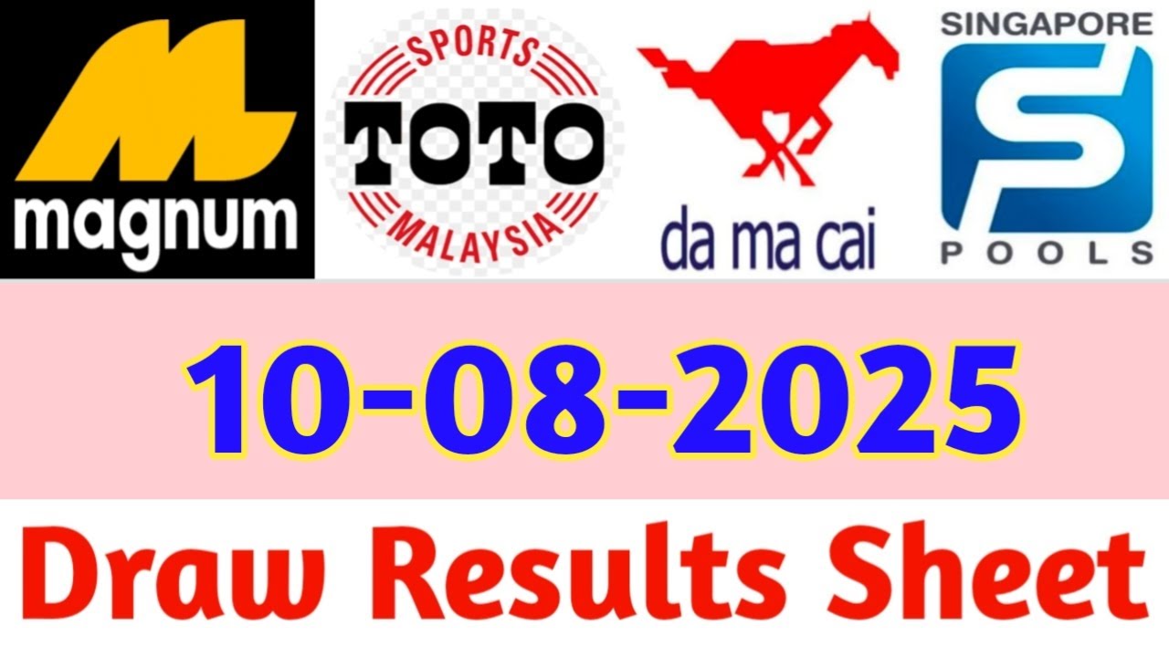 10-08-2024 Today 4D Results Magnum Toto Kuda/Damacai | 4d Result Today | Today 4d Result Live