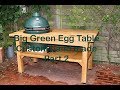 Grilltisch aus Eiche für Big Green Egg / Big Green Egg BBQ Table from Oak – Part 2 - diy