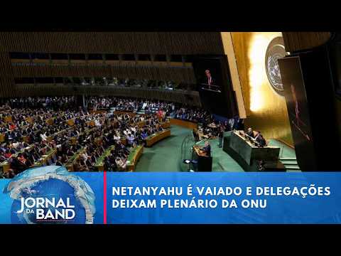 Abbas denuncia genocídio em Gaza antes de discurso de Netanyahu | Jornal da Band