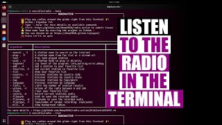The Radio Active Command Line Radio Player screenshot 2