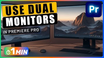 How to Use DUAL MONITORS in Premiere Pro