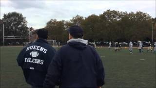 2015 NYCYFL Pee Wees Bronx Knights vs Queens Falcons