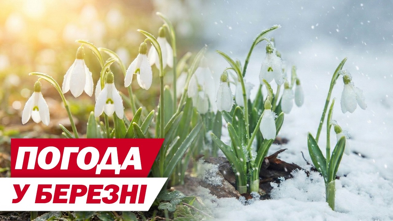 З ЯКОЮ погодою ЗУСТРІНЕМО ВЕСНУ?