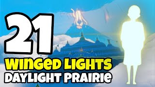 All 21 Winged Lights Location  in Daylight Prairie and Sanctuary Islands of Sky Cotl
