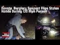 Novato Burglary Suspect Flips Stolen Honda During 130 Mph Pursuit