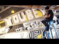Making a Mural for a Chain Restaurant!! - Mod Pizza Mural