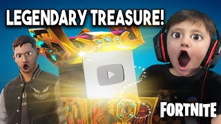Shawn gets Legendary Treasure in the MAIL!  (Beasty Shawn plays FORTNITE) Resimi