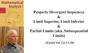Limit Superior and Limit Inferior, Russian style (Zorich 1)