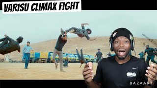 Varisu Mass Climax Fight Scene REACTION | Vaa Thalaiva mass | Thalapathy Vijay