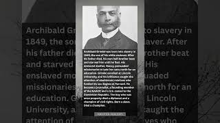 Born a Slave. Harvard Graduate. U.S. Diplomat. His Mother Made It Possible.