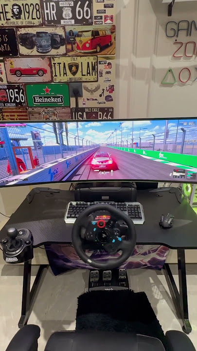 G29 killer steering wheel in segment #asmr #logitechg29 #shifter #pedals #logitech #gaming #simhub