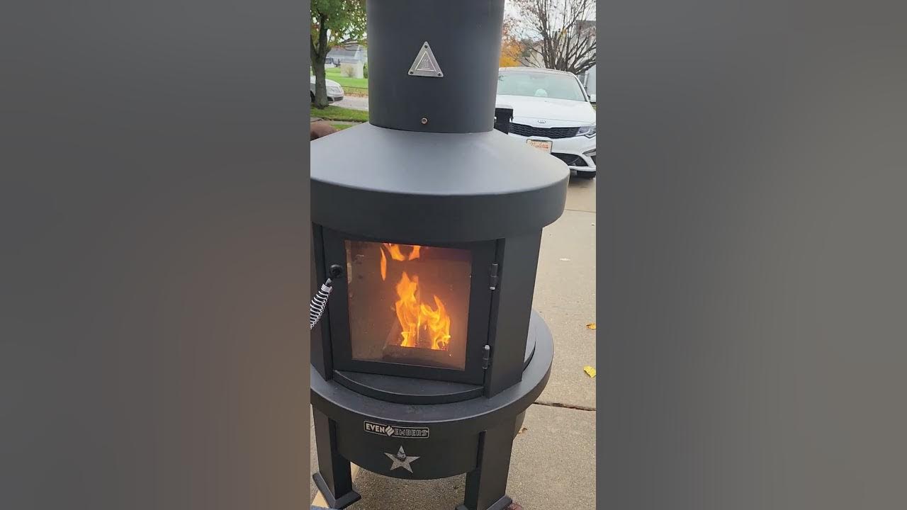 Even Embers patio Pellet chimnea YouTube