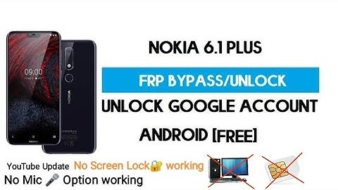 Nokia 6.1 Plus (TA-1083) FRP Bypass ll Googe Account Bypass Without Pc Free  #2024 #frpbypass