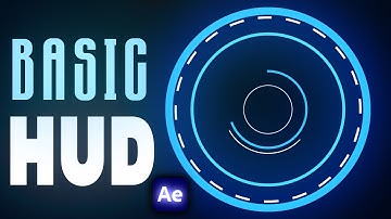 Create a Basic HUD in After Effects | Basic Tutorial | Zeekreate
