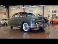 1951 Hudson Hornet 2 Door Coupe in Green & Engine Sound on My Car Story with Lou Costabile