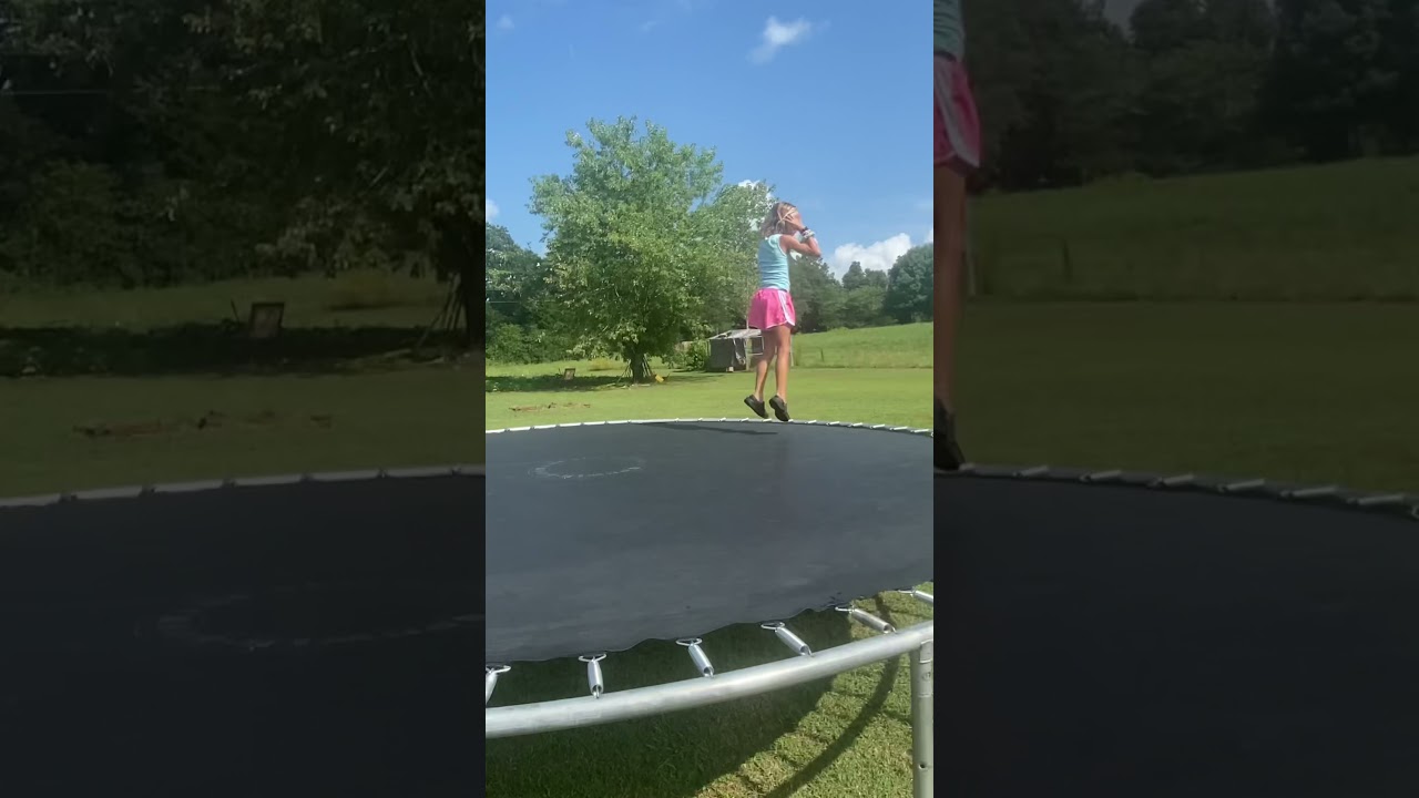 Abree’s Trampoline Gymnastics - YouTube