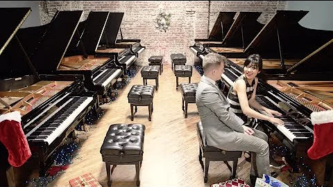 "Sleigh Ride"  2 pianists, 8 Steinway concert grands