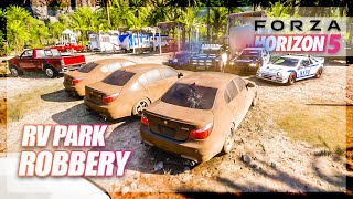 Forza Horizon 5 - RV Park Robbery! (Build & Chase)