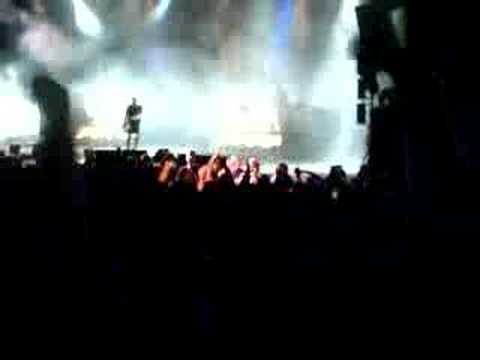 Marilyn Manson performing the Beautiful people at Merriweather Post Pavillion in Columbia Maryland.