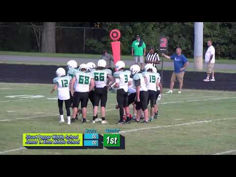 Middle School Football Championship James T. Alton vs Stuart Pepper Middle Schools Sept. 30, 2021