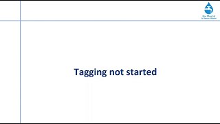 Mobile Application Tutorial, Field engineer login: Tagging not started flow screenshot 4