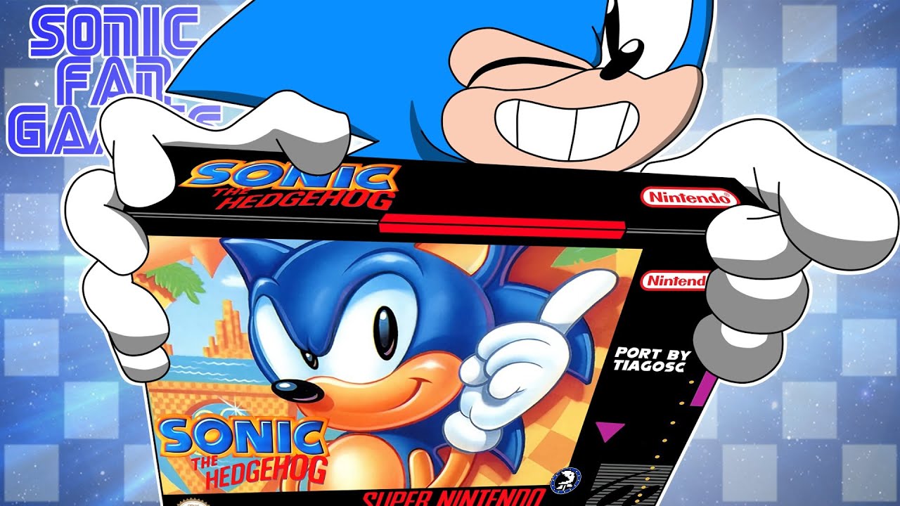 Brasileiro está fazendo um port de Sonic para o Super Nintendo