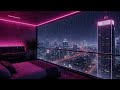 Quiet Rainy Rooftop — Chill Lofi Beats for Late Night Study 🌧️
