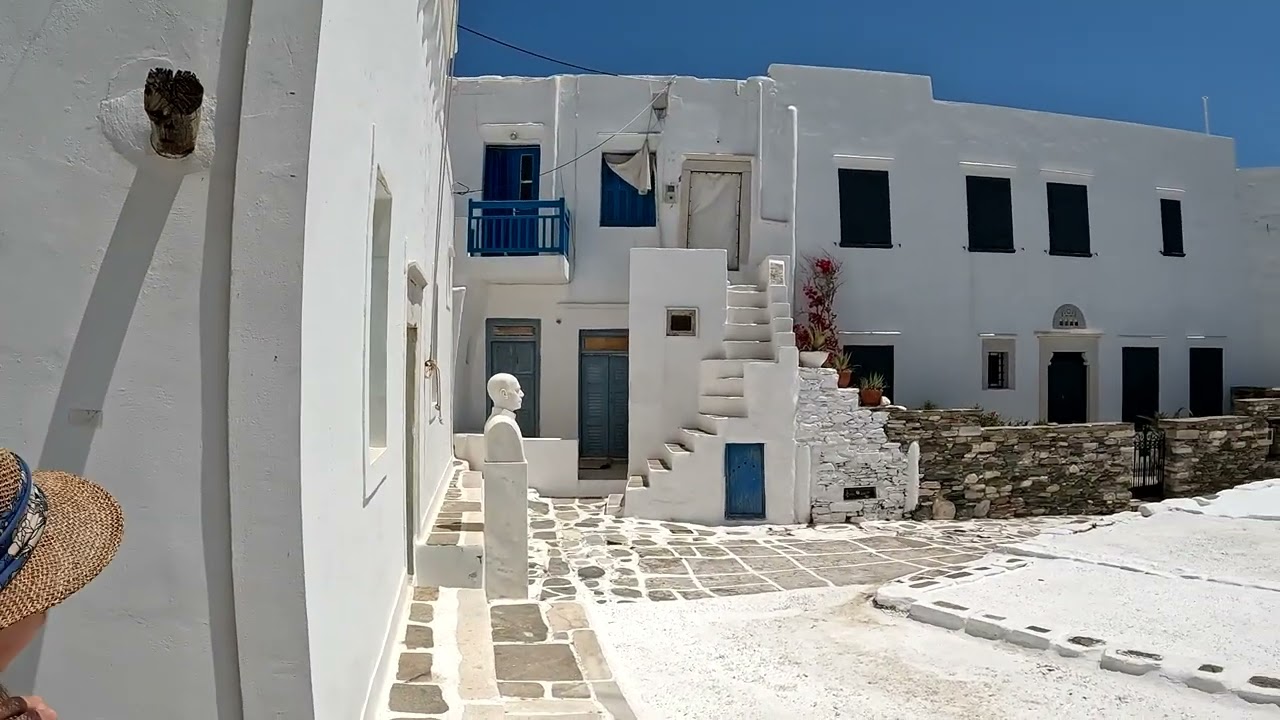 Village of Kastro, Island of Sifnos, Greece,  a walking tour