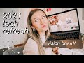 ORGANIZING, DECLUTTERING, + CUSTOMIZING MY APPLE PRODUCTS! | macbook, ipad, and iphone tech refresh!