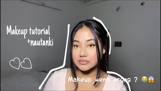 || Soft makeup tutorial ||went wrong ?