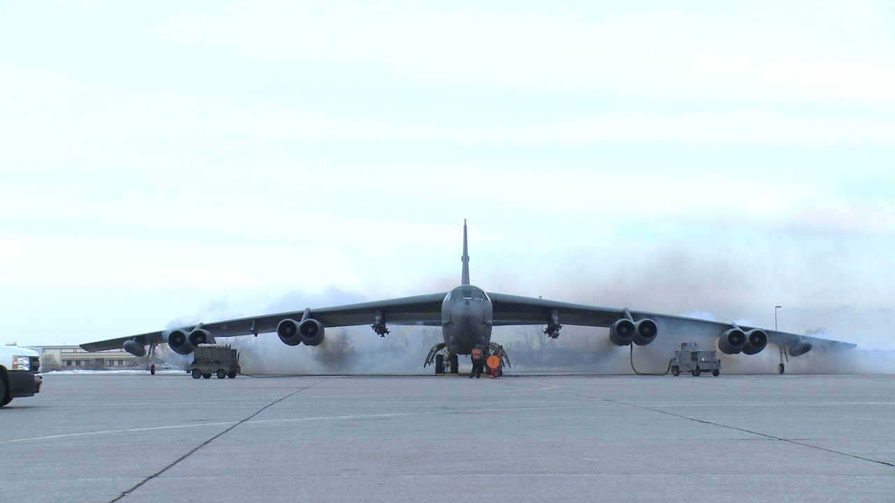  Minot  Air  Force  Base B 52 Ground Support YouTube
