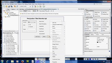 Aplikasi Sederhana "Penjualan Tiket Kereta Api" menggunakan Java Netbean(Perulangan)-Zeta Rama Marce