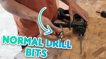 How To Use A Regular Drill Bit In A SDS Drill