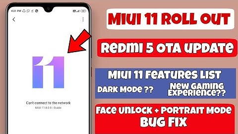 Redmi 5 MIUI 11 Update Now | मिलेगा Portrait Mode & Face Lock❓ 😱😱😱 | कब मिलेगा❓