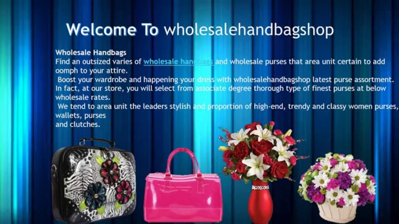 Wholesale Handbags USA - YouTube