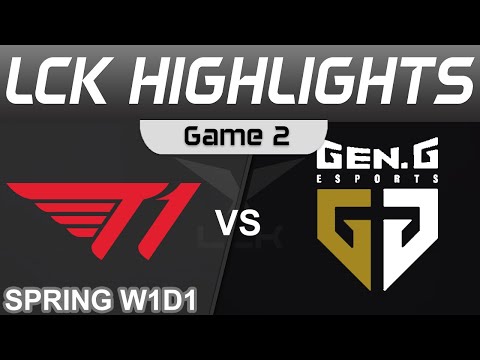 T1 vs GEN Highlights Game 2 LCK Spring Season 2023 W1D1 T1 vs Gen G by Onivia