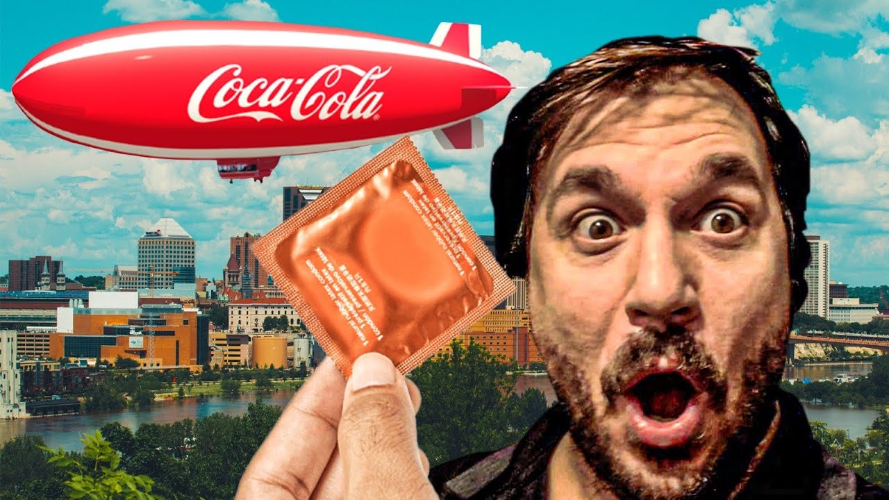Dad and Condom Vs. Coke and Mentos