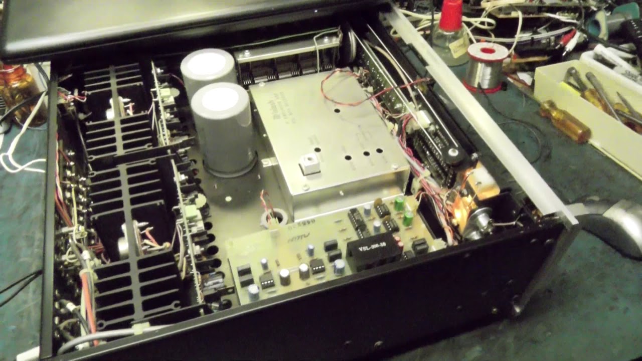 McIntosh 4100 stereo reciever repair Part 2. YouTube