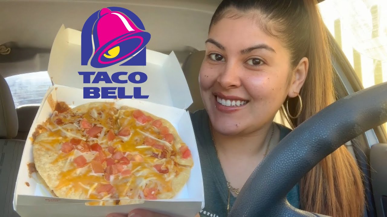 TACO BELL MUKBANG MEXICAN PIZZA, **NEW** SALSA VERDE GRILLED CHICKEN