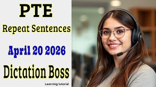 PTE Repeat Sentence Daily Drill | Build Fluency &amp; Memory Power (Day 20)