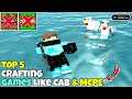 TOP 5 CRAFTING GAMES LIKE MINECRAFT JAVA || AVAILABLE ON PLAYSTORE || ANNIE X GAMER