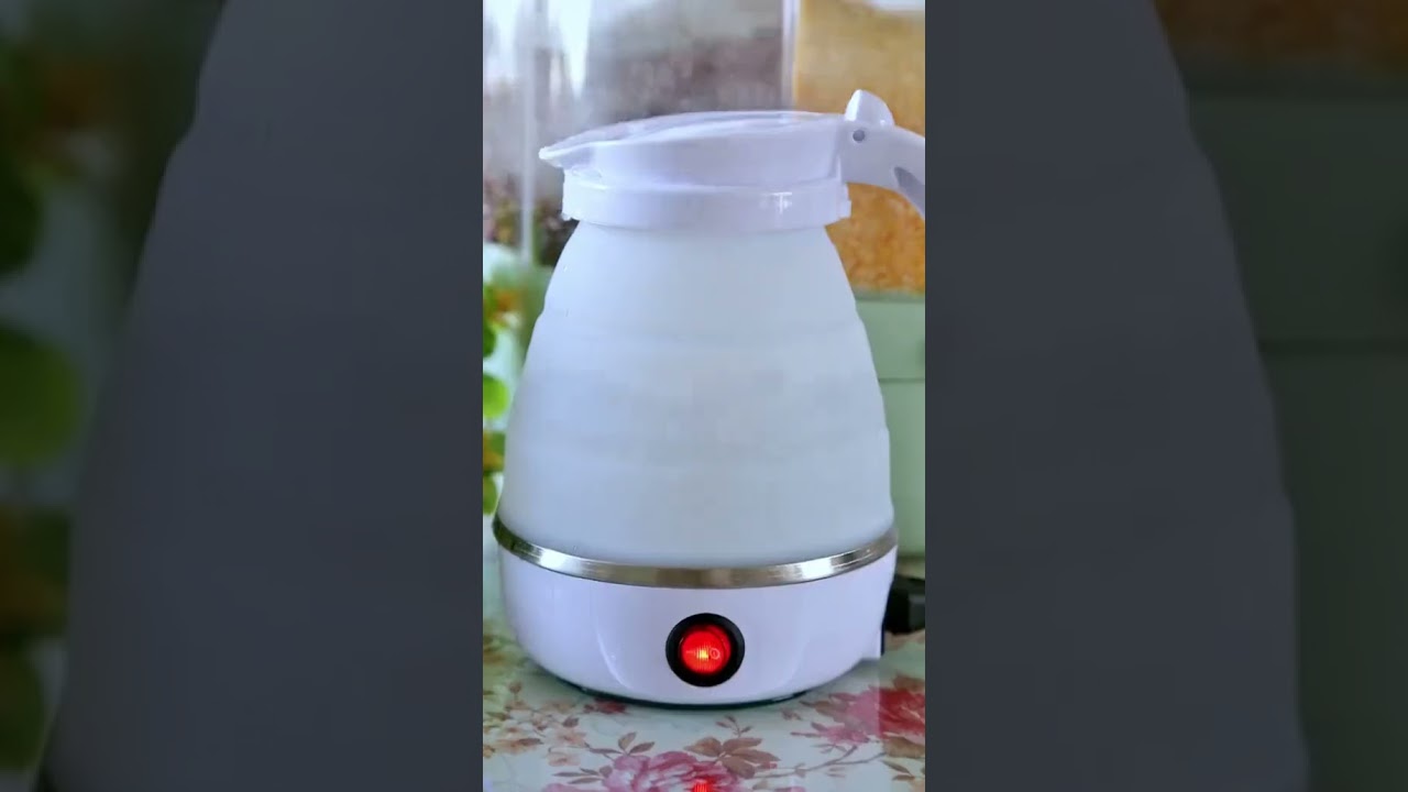 Foldable Electric Kettle for Travel & Daily Use! Innovative Design, Compact and Portable.
