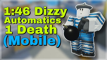 1:46 Dizzy Automatics Speedrun On Mobile | Roblox Arsenal
