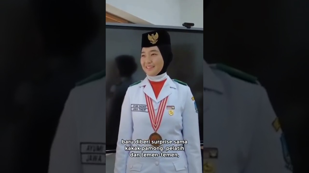 bertemu bupati, ayumi ceritakan suka duka jadi paskibraka nasional