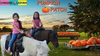 PUMPKIN PATCH, CARNIVAL AND PONY RIDES with Cheskie and Leiyah