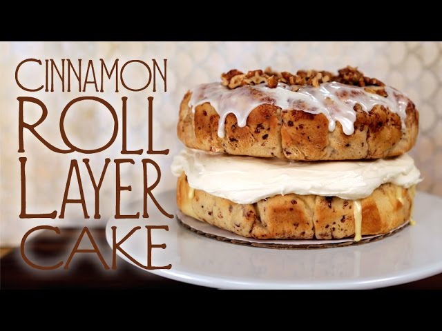 How to Make Cinnamon Roll Layer Cake | Eat the Trend | POPSUGAR Food