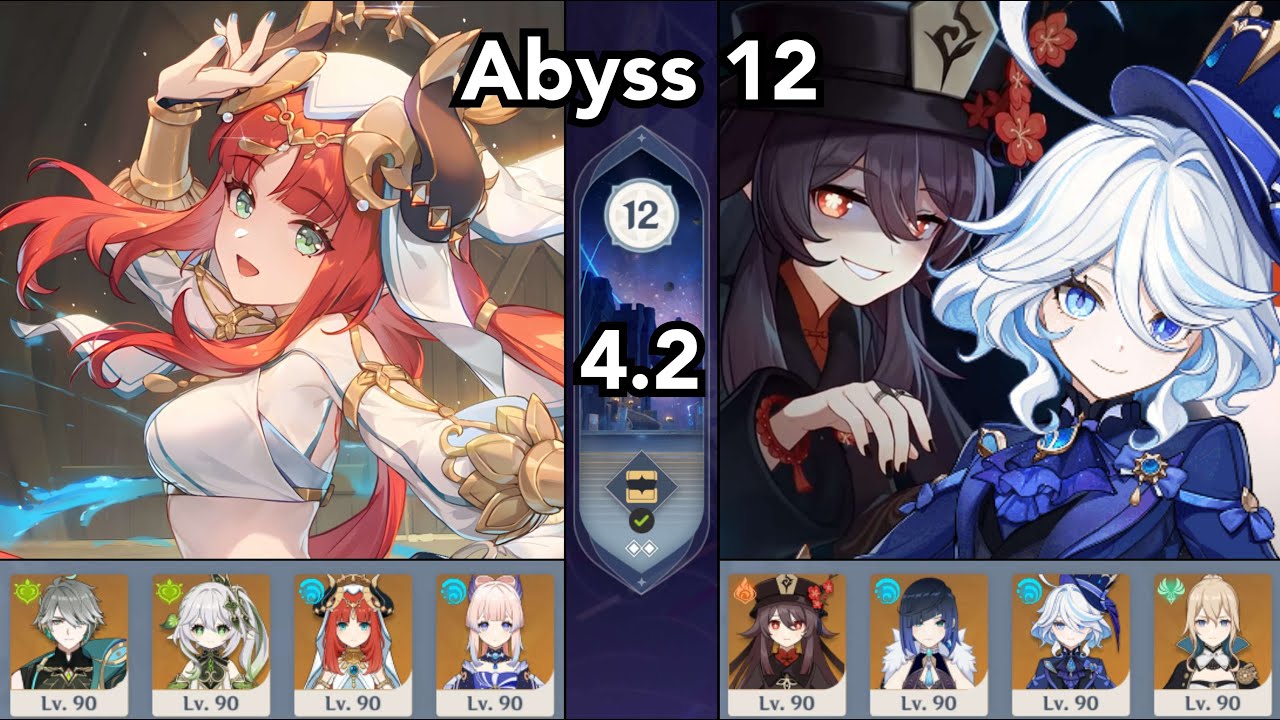 C0 Furina is Amazing! | Spiral Abyss 4.2 | Nilou & Hu Tao | Floor 12 - 9★